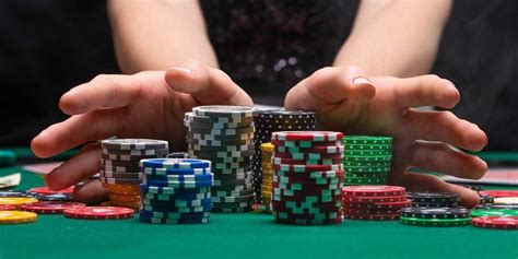 poker shove.